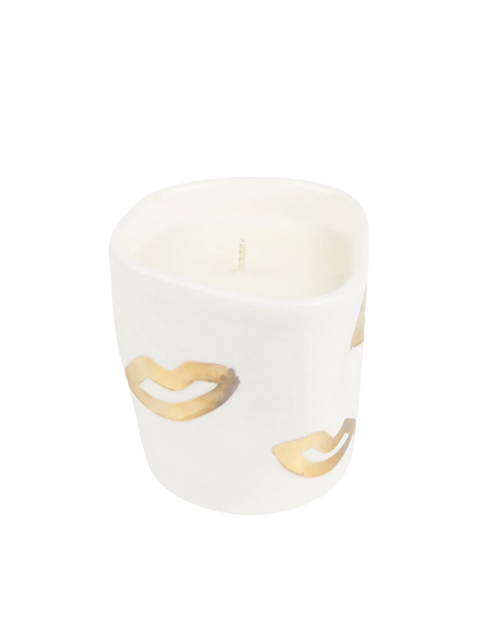 Gold Kiss Candle