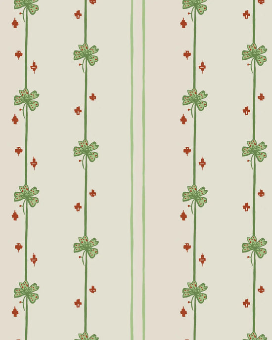 Garden Tetris Wallpaper - Green