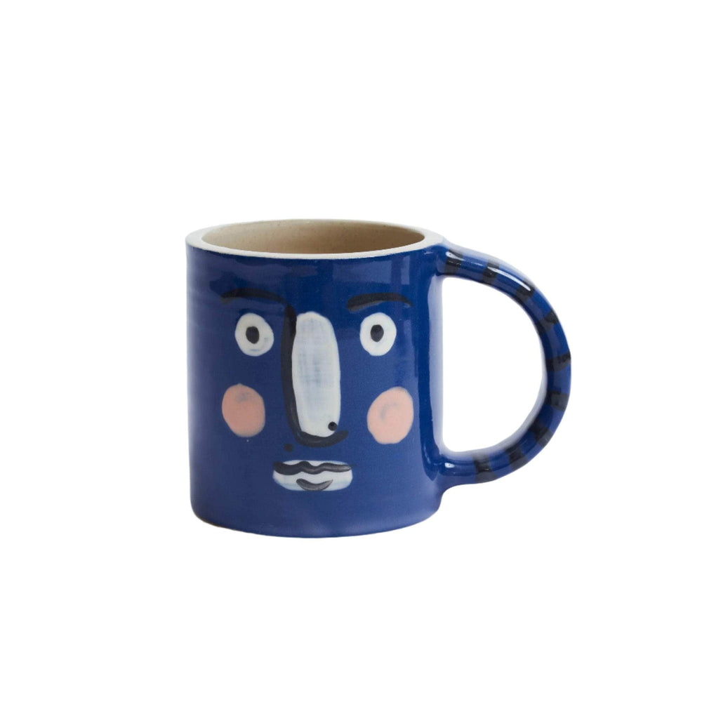 Face Mug Dark Blue