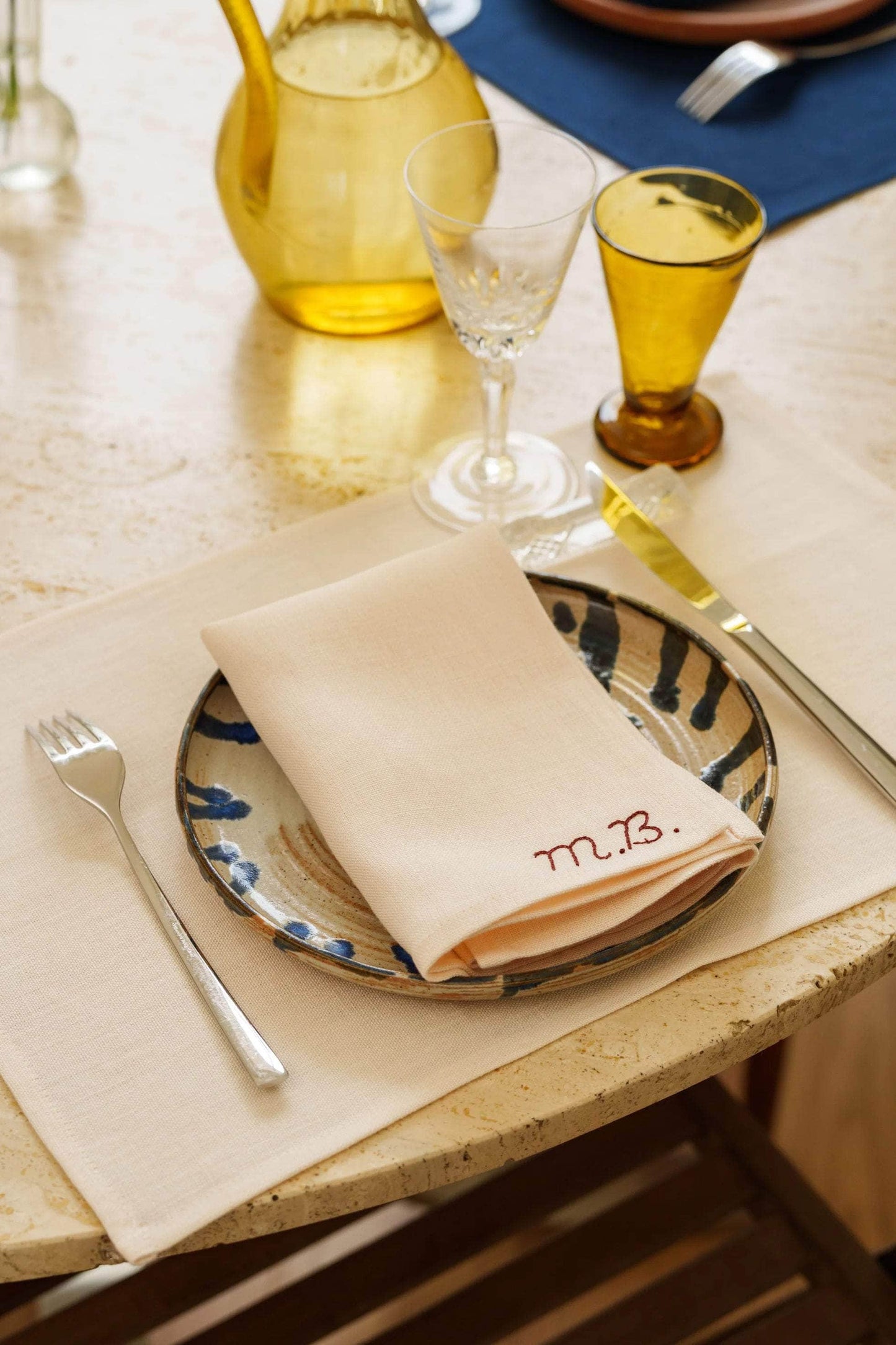 The Ivory Linen Placemat