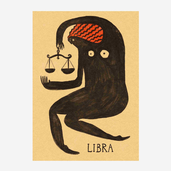 Tabby Booth • Libra Zodiac Print