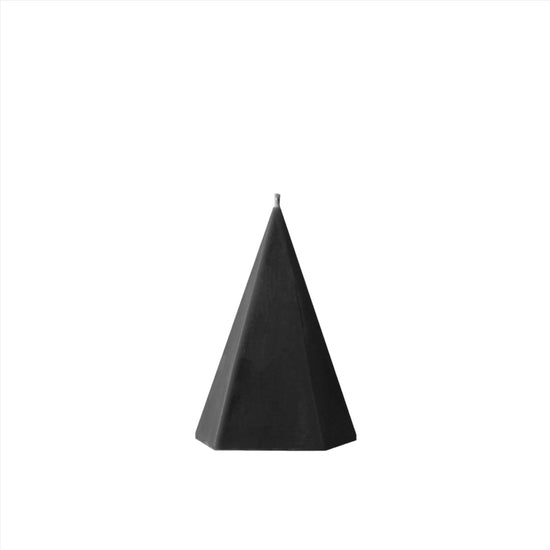 Polygon Candle - Black