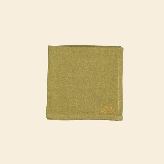 The Olive Green Linen Napkin