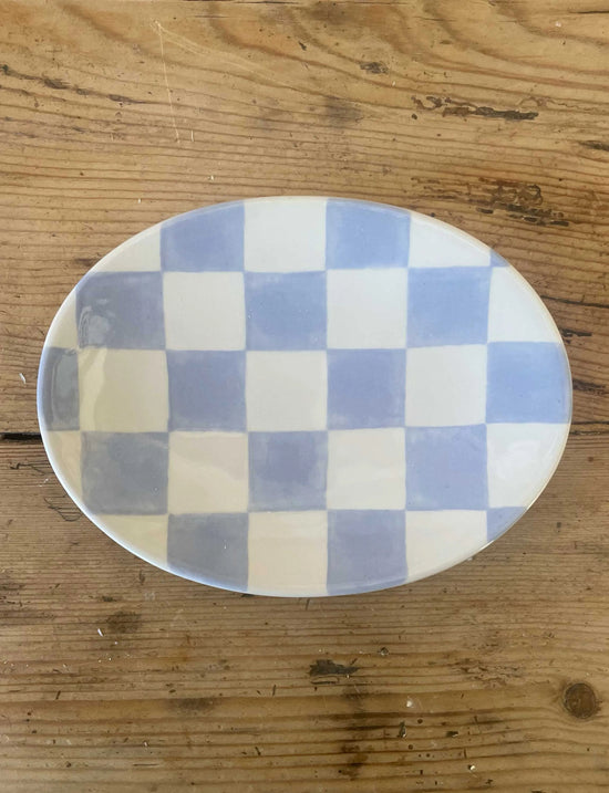 Checkmate Soap Dish, Blue