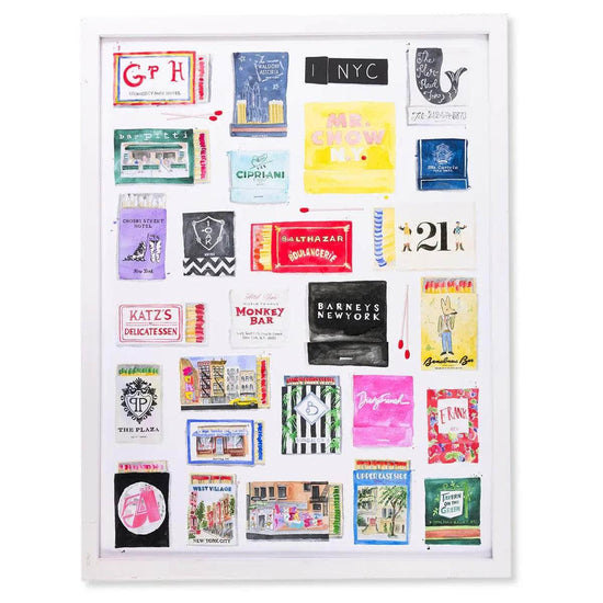 NYC Collection Matchbook Art Print