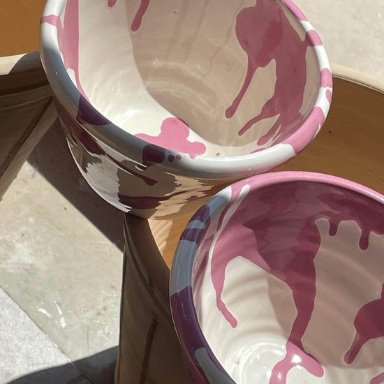 Pink Mucca - Pair of Bowls