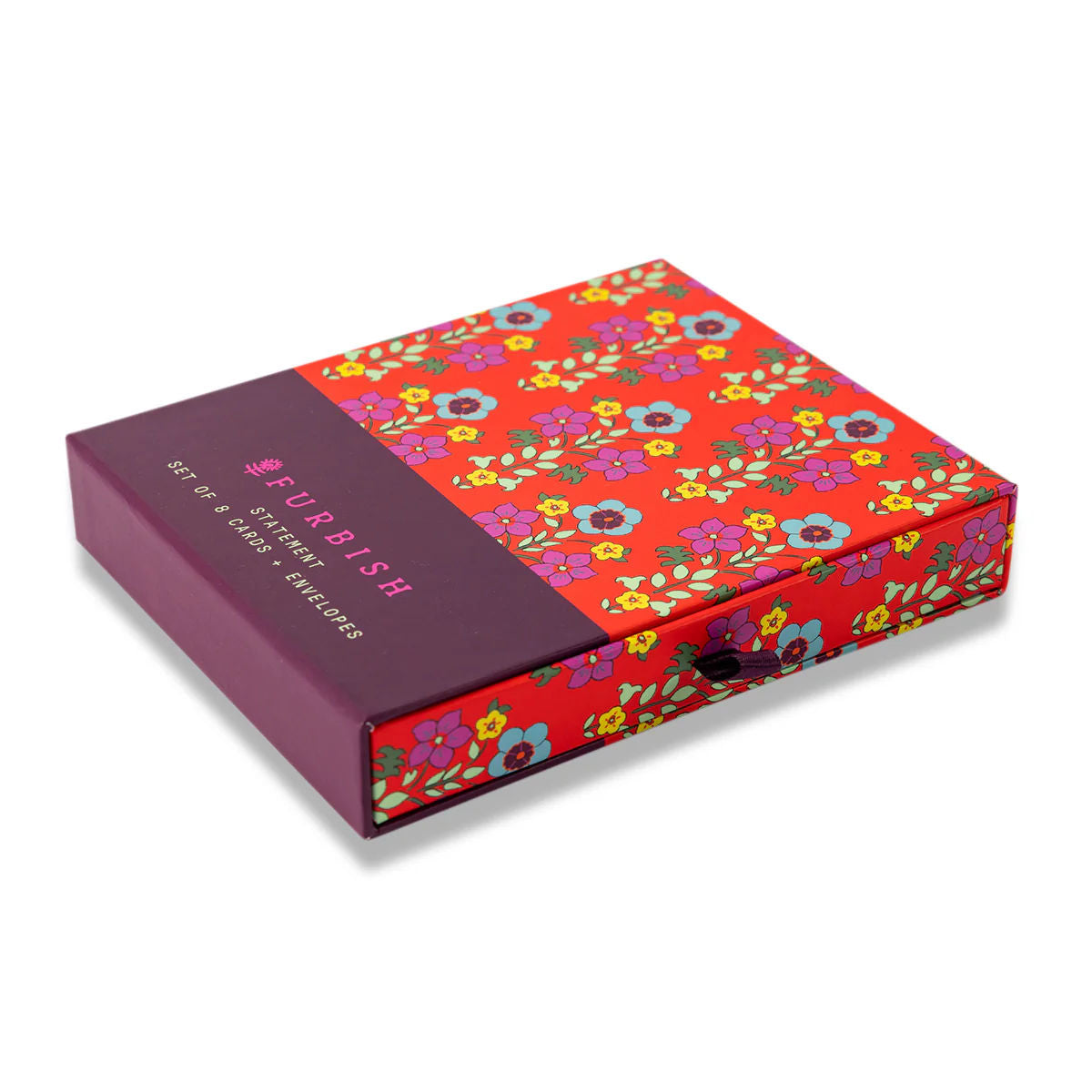 Boxed Greeting Card S/8 - Bold Floral