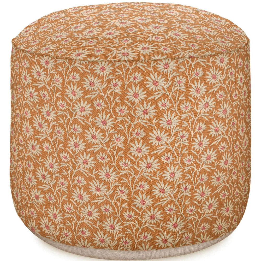 Outdoor Pouf Mako Caramel & Ecru