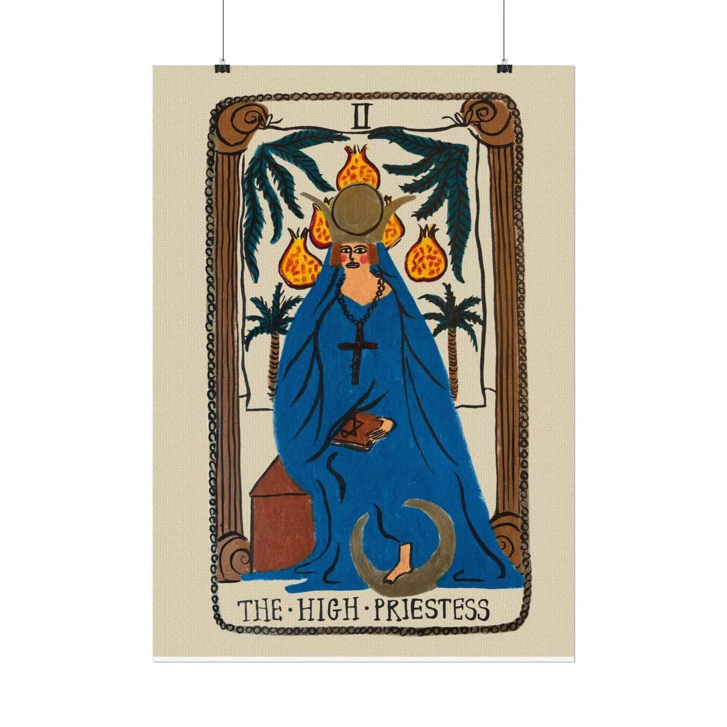 Tabby Booth Fine Art Tarot Print • The High Priestess