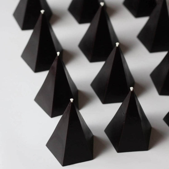 Polygon Candle - Black