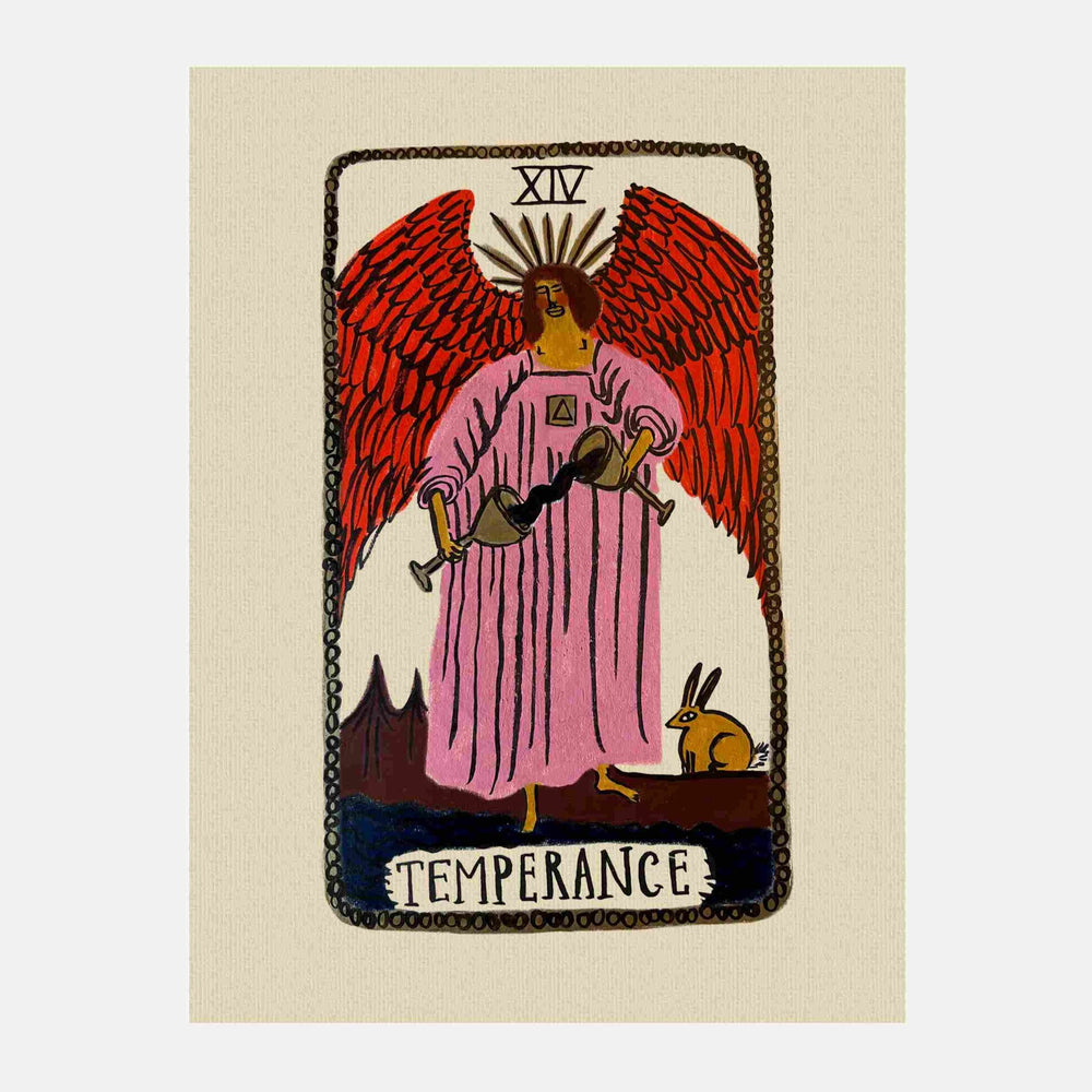 Tabby Booth • Temperance • Tarot Card Print