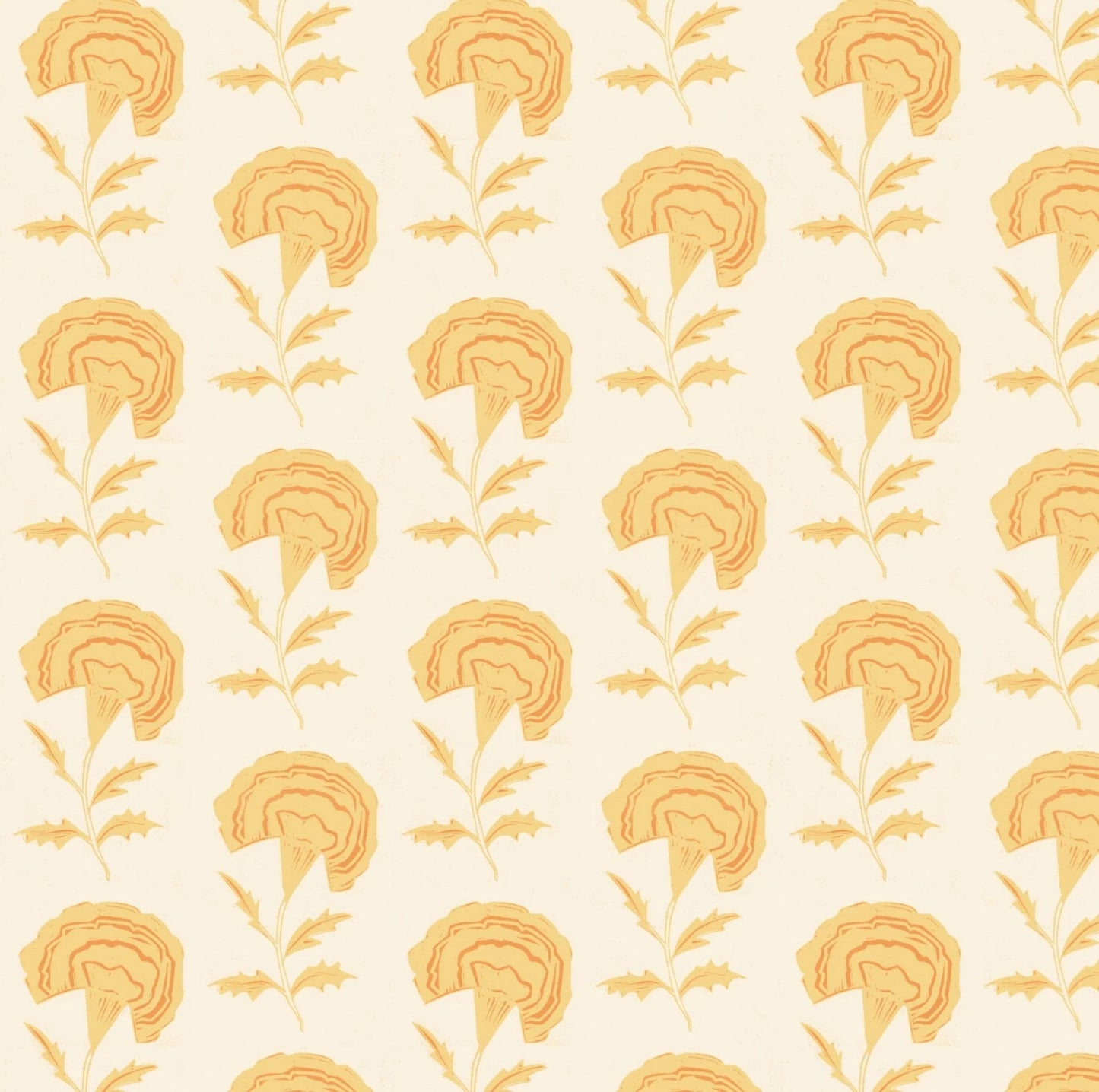 Marigold Linen Fabric - Indian Sunrise