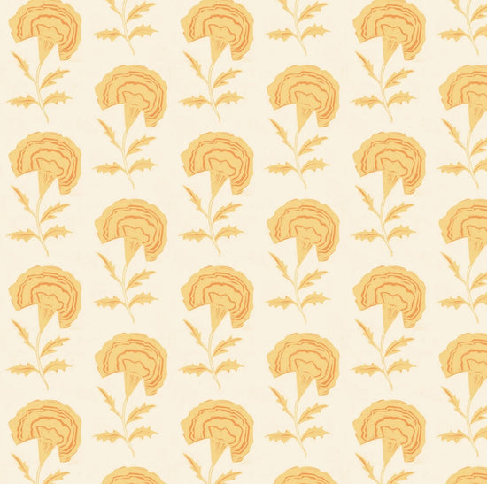 Marigold Linen Fabric - Indian Sunrise