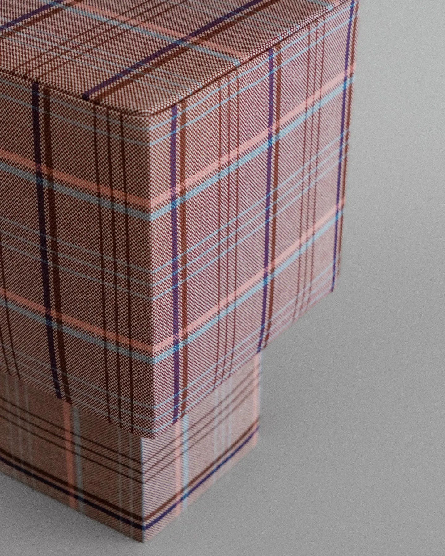 La Petite Boîte - George Burgundy Tartan