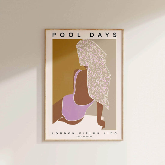 Pool Days Print