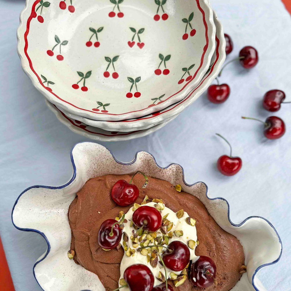 Cherry Amour Serving Bowl