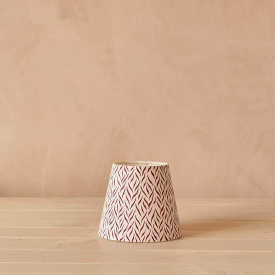 Plum Zebra Lampshade