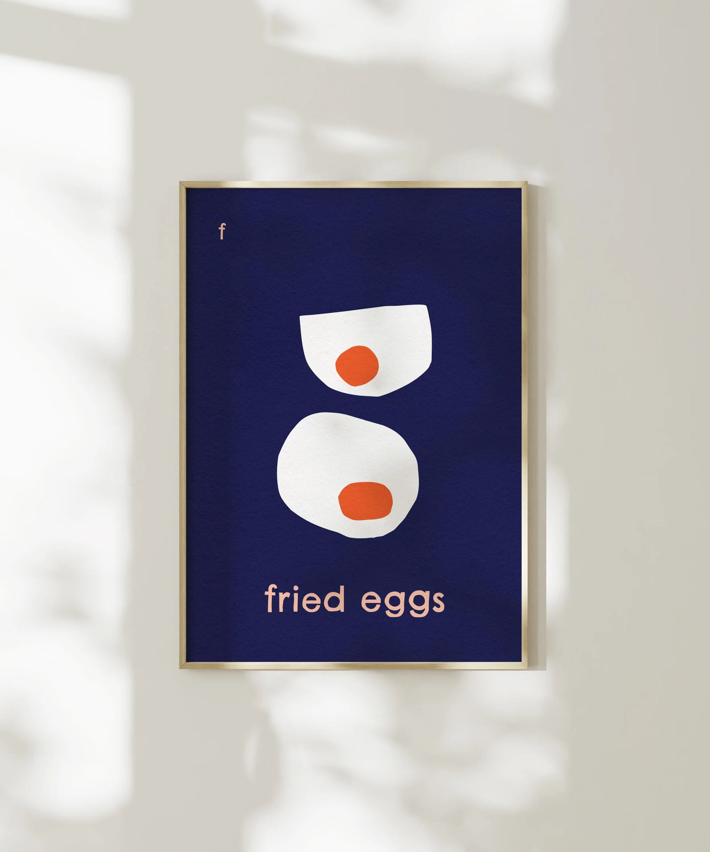 F for Fried Eggs Print