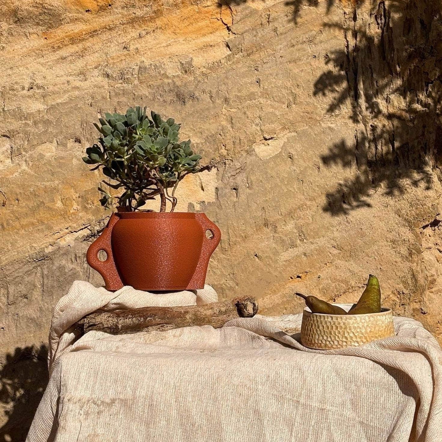 Large Plant Pot - Burnt Ochre