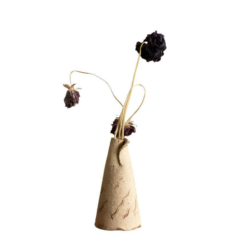 Rustic Curtain Flower Vase