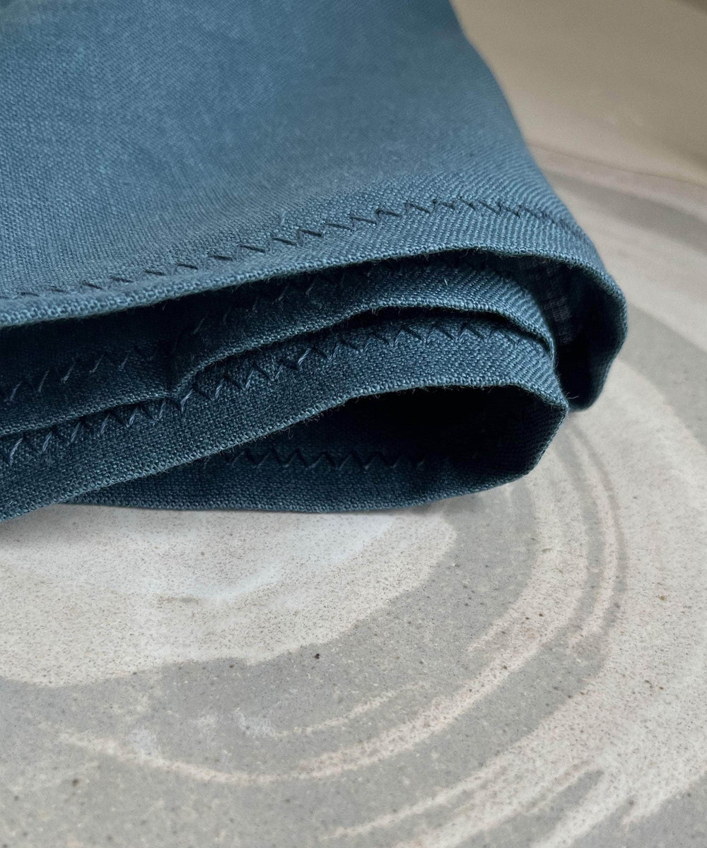 Irish Linen Napkin - Holm Blue