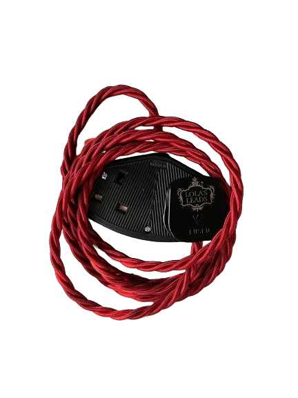 Fabric Extension Cable in Garnet