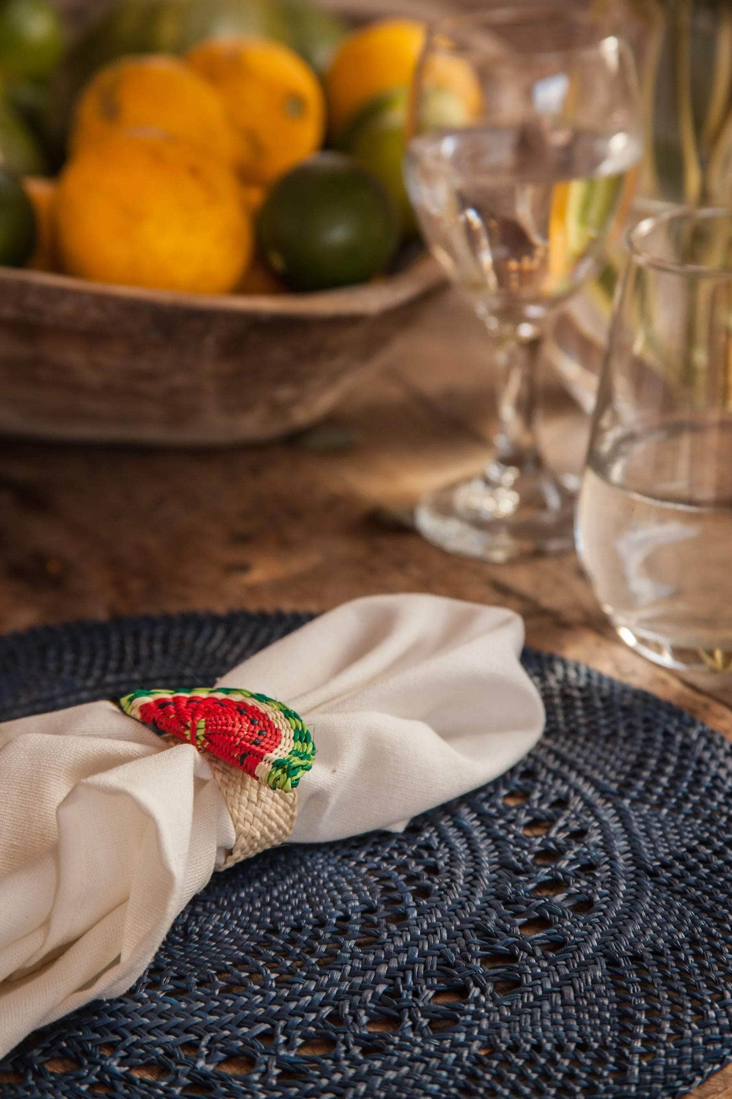 Palmito Watermelon Napkin Rings (Set of 4)