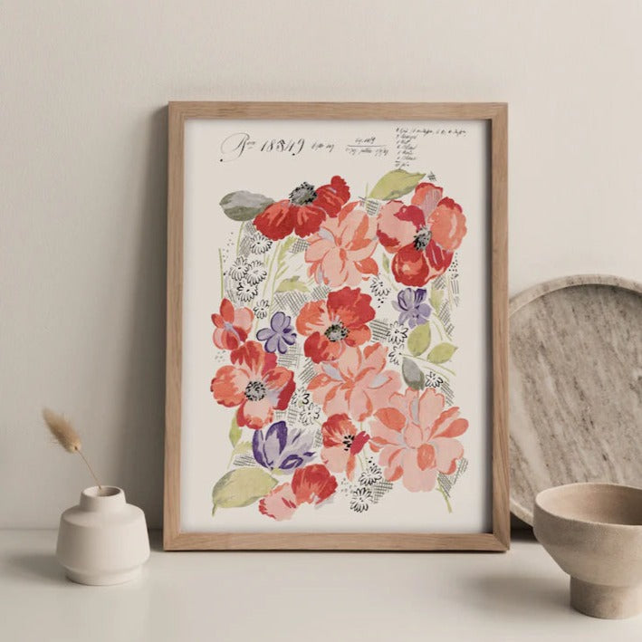 Bloomsbury Blooms  - Vintage Archive Poster Prints