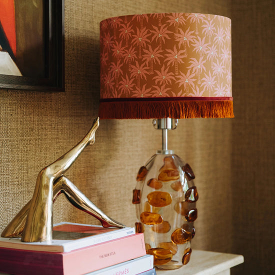 Lampshade Laura Caramel & Rose