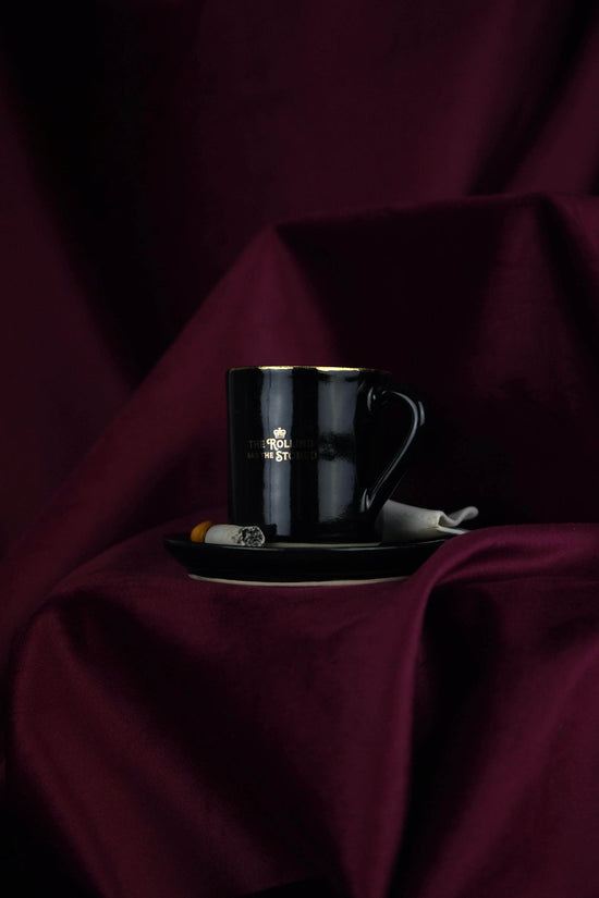 Lip & Stain Napkin Espresso Cup & Saucer