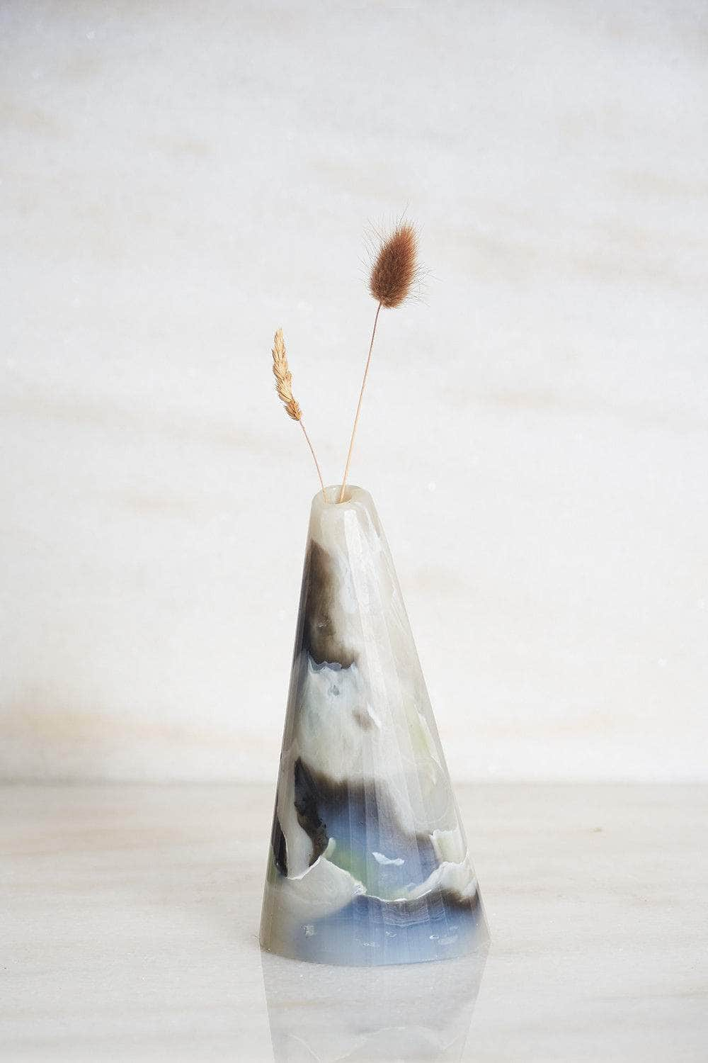 Recycled Plastic Bud Vase Peaks Sage