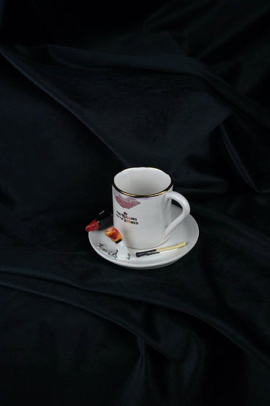 Lippy Espresso Cup & Saucer