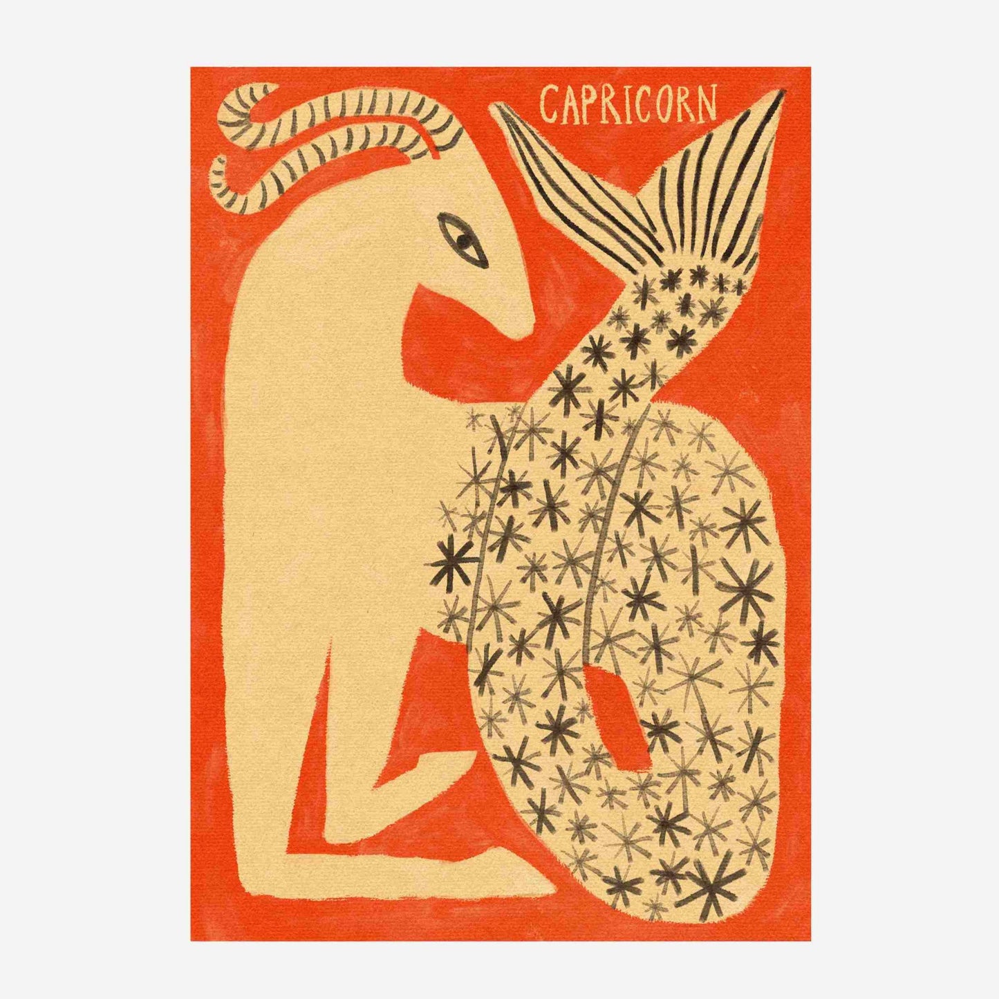 Tabby Booth • Capricorn Zodiac Print