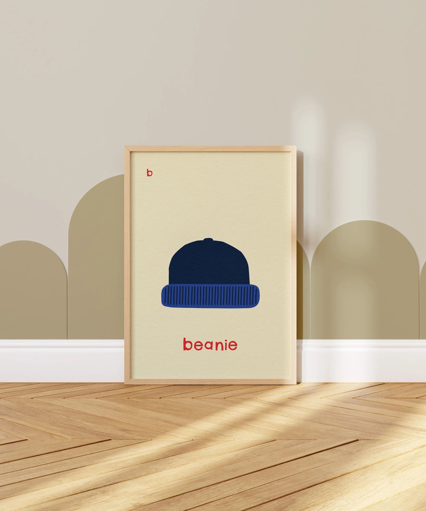 B for Beanie Print