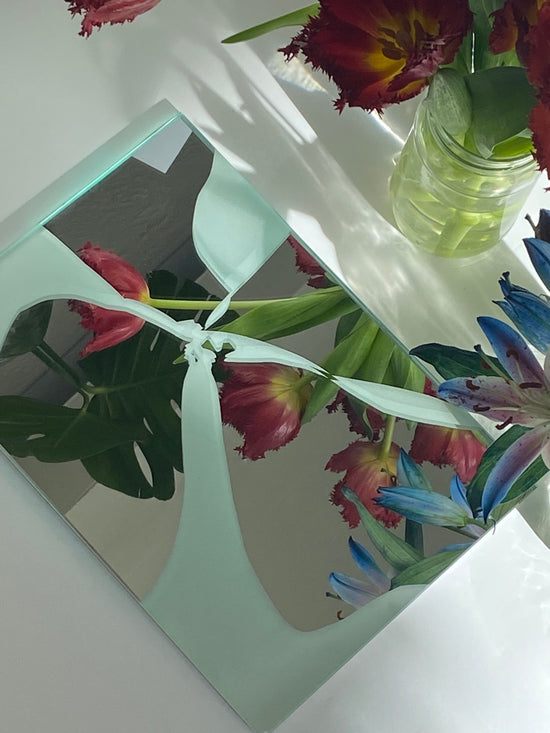 'Bloom' Frosted Mirror