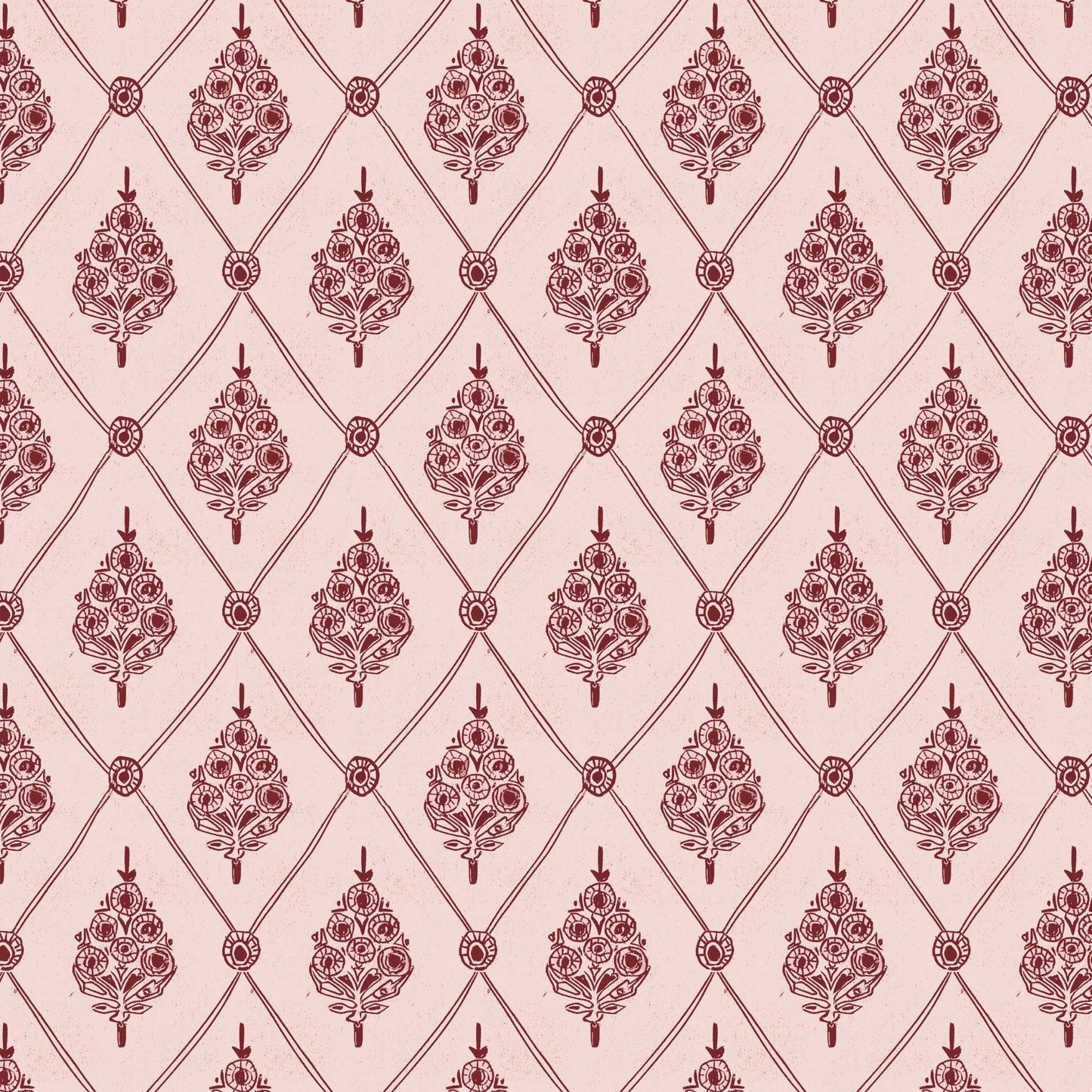 Agra Wallpaper - Pinks