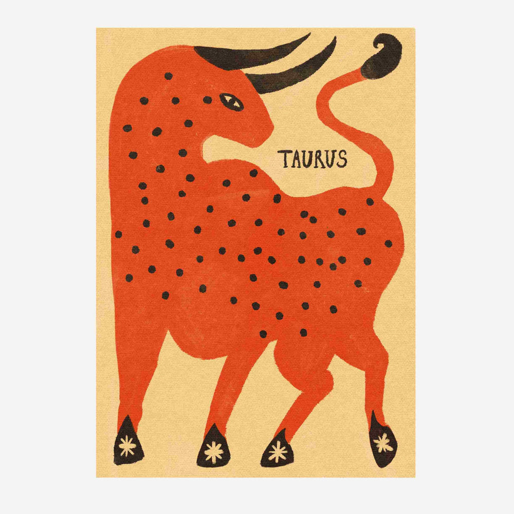 Tabby Booth • Taurus Zodiac Print