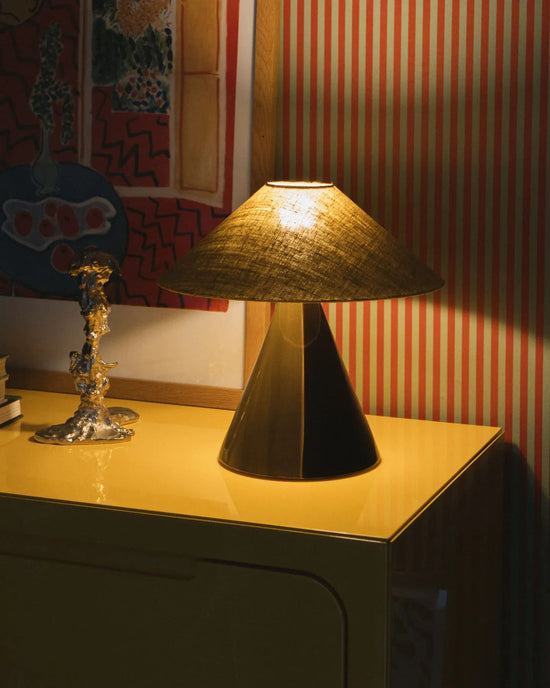 Caterina Golden Olive Table Lamp