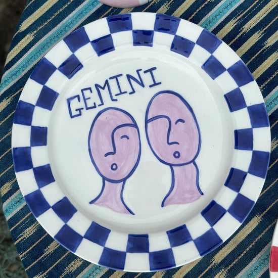 Zodiac Plate - Gemini