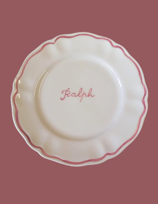 Personalised Ceramic Dinner Plate Set