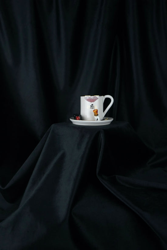 Lippy Espresso Cup & Saucer