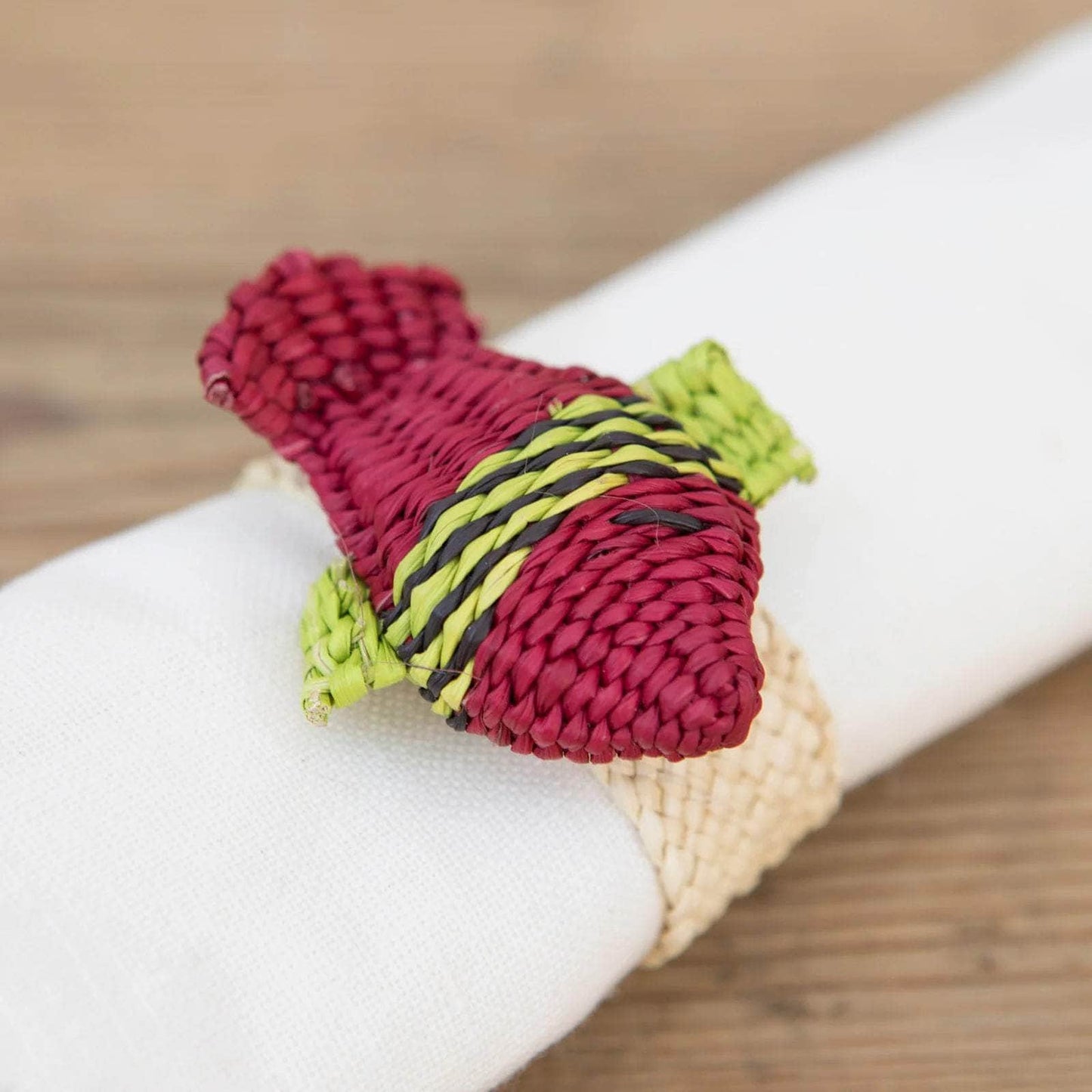 Fish Napkin Ring- Red