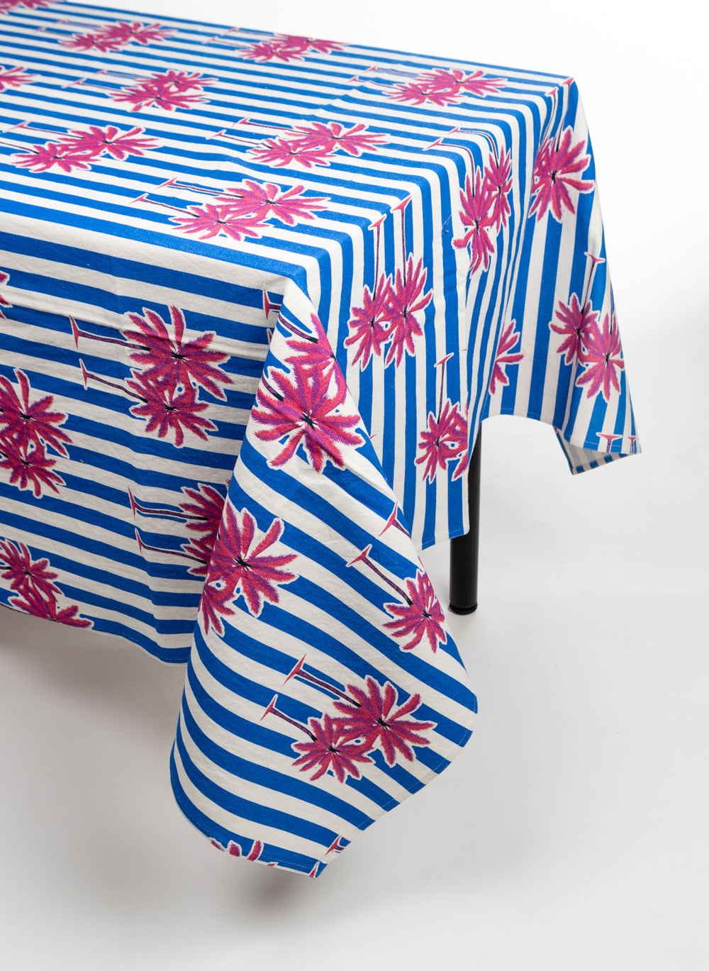 Printed Ikat Cotton Tablecloth - Style #47