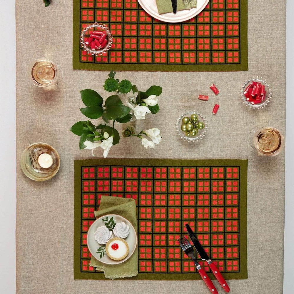 Retro Tiles - Jacquard Placemat