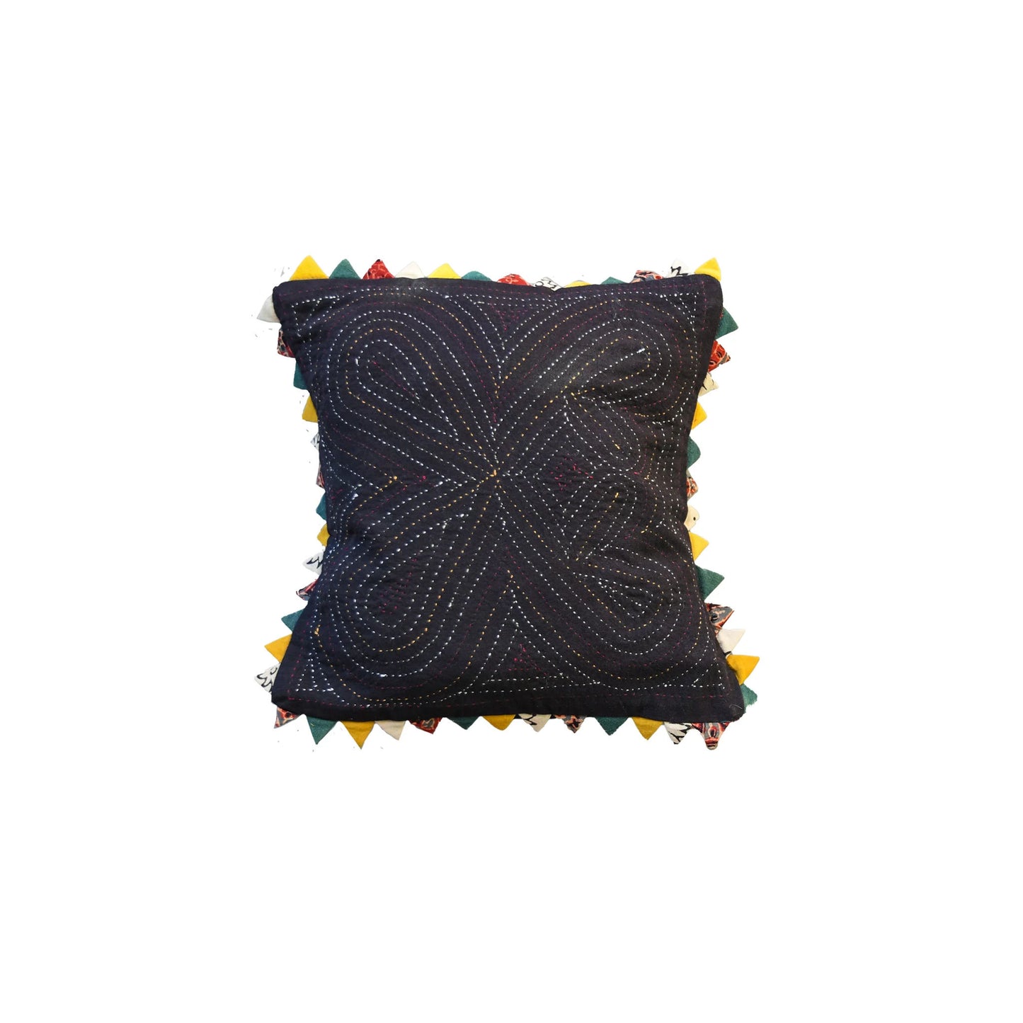 Mini Spike Indigo Dye Cushion Cover