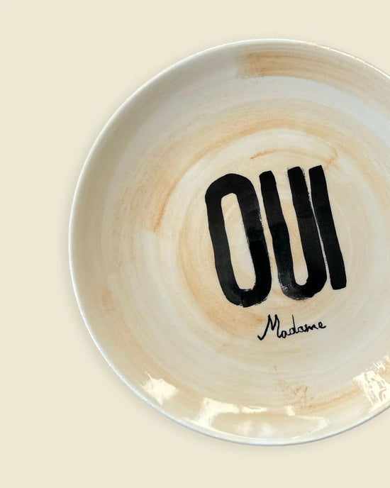 "Oui Madame" Plate Set