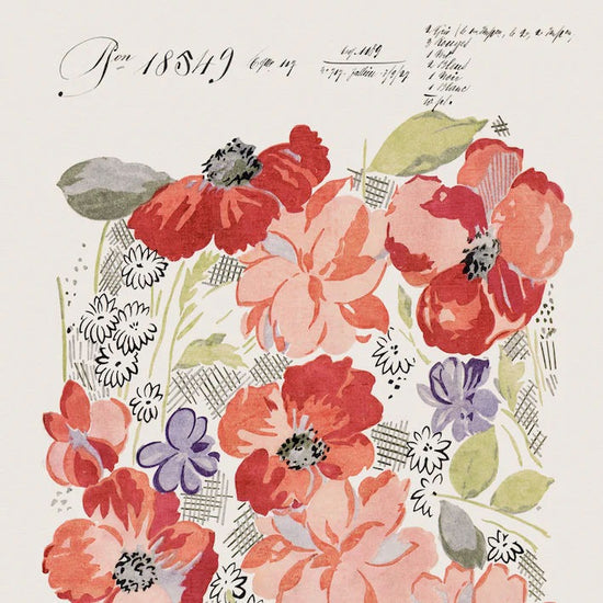 Bloomsbury Blooms  - Vintage Archive Poster Prints