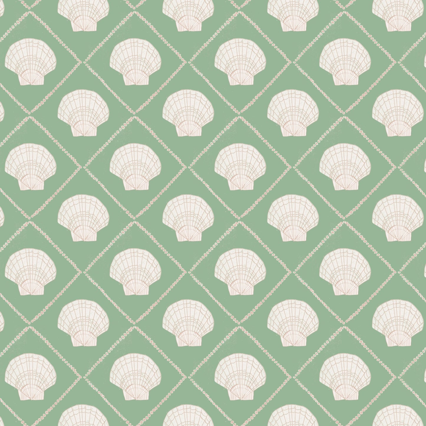 Aphrodite Wallpaper - Sea Green