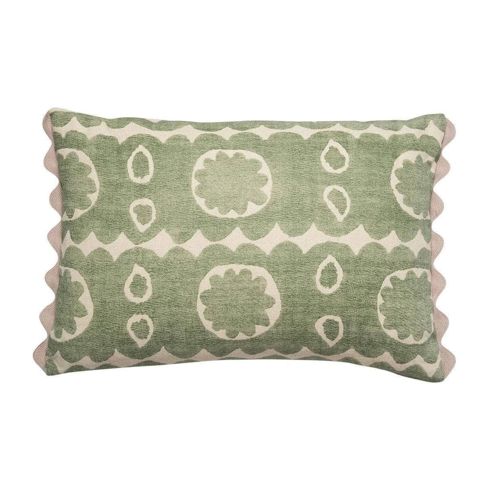 Osborne Green Oblong Cushion