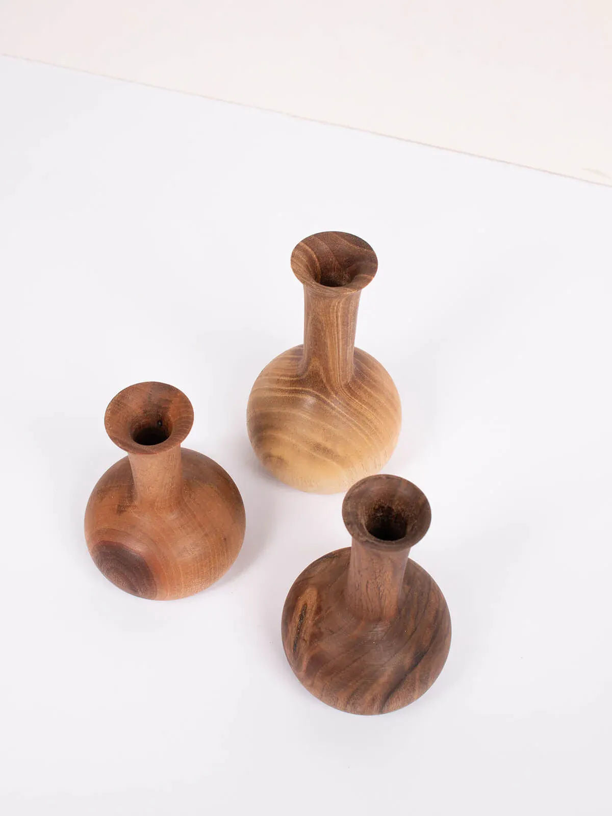 Walnut Wood Mini Vase - Joni